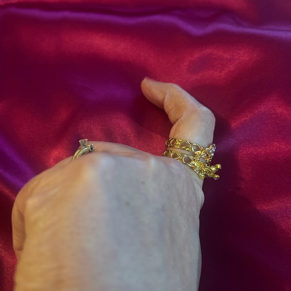 Size 9 Double Banded Dragon Ring - Picture 3 of 7